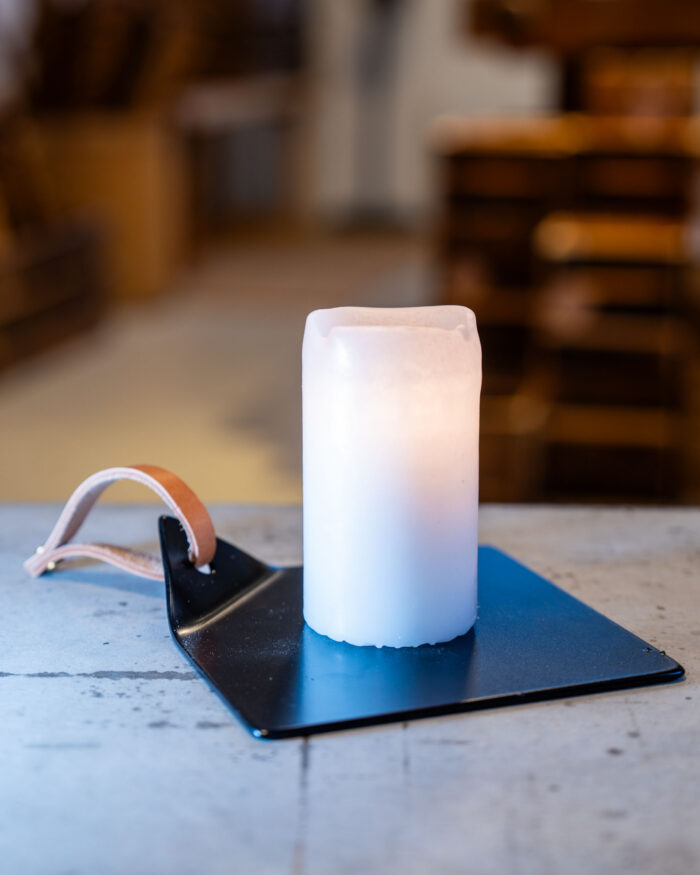 Knäckt - Ljusstake blockljus