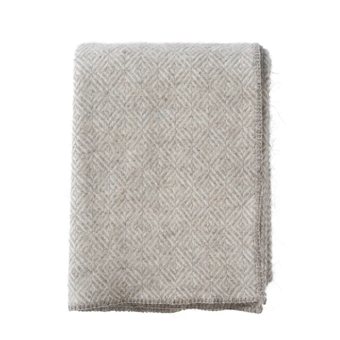 Pläd Diamonds beige